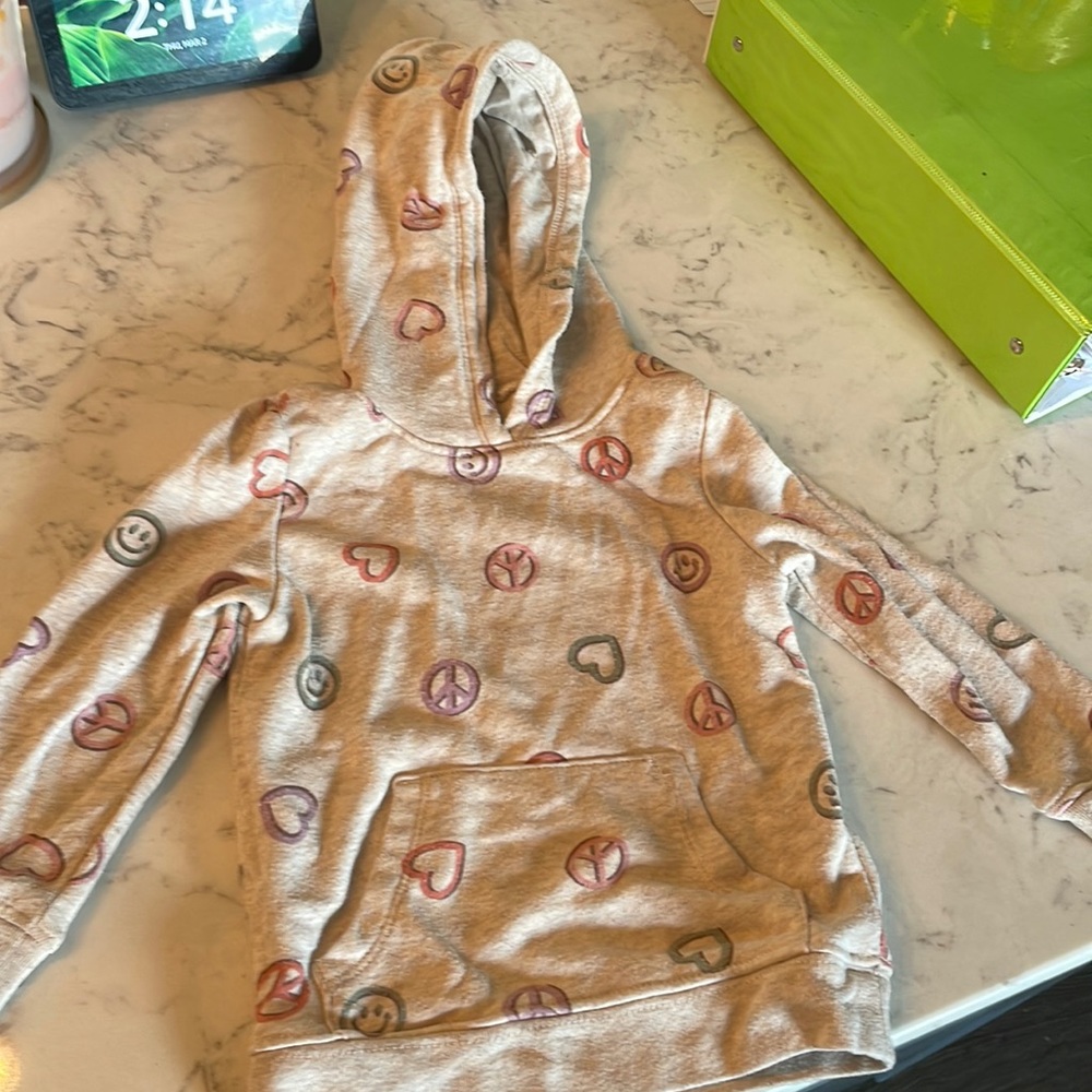 2T Cream Hippy Hoodie